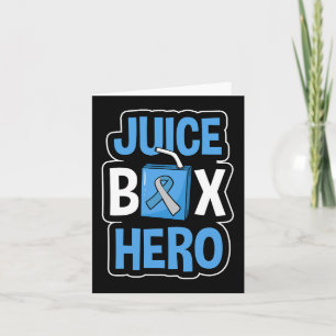 Juice Box Hero Diabetes Blue Ribbon Diabetic Ketoa Card