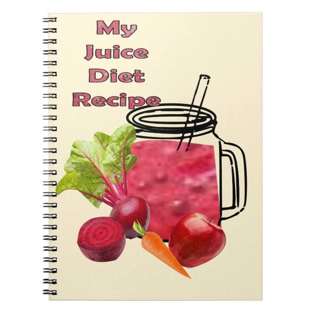 Juice Diet Notebook: Notebook (Front)