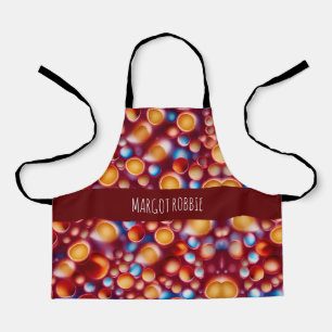 Juice Grapefruit Colourful Pattern Apron