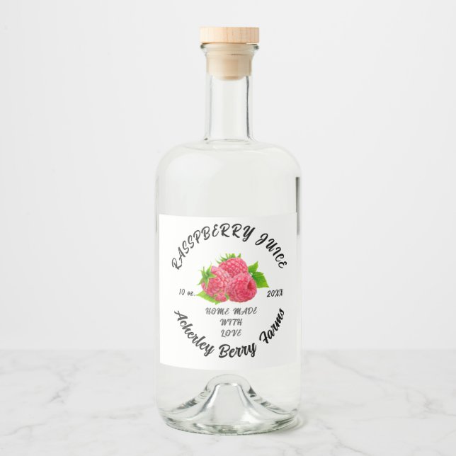  Juice Preserves Personalized Classic  Cla Liquor Bottle Label (Front)