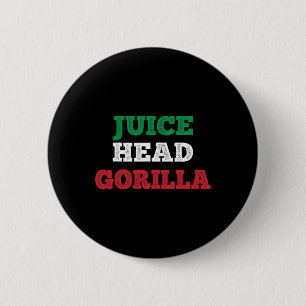 Juicehead Gorilla New Jersey Garden Nj Shore Itali 2 Inch Round Button