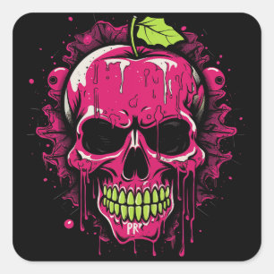 Juicified Skull Square Sticker