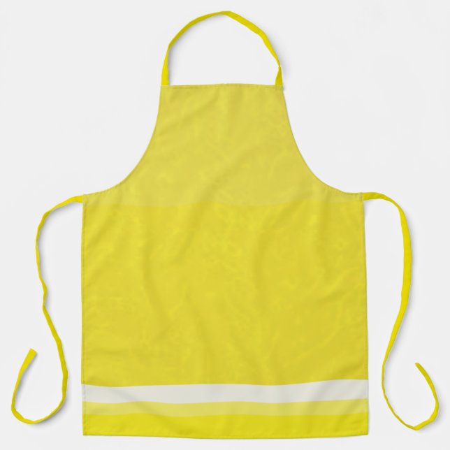 Juicy Citrus Lemon Fruit Slice Colours Apron (Front)