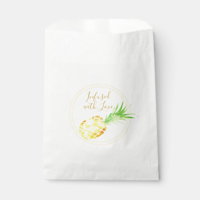 Juicy Golden Pineapple Favour Bag (Front)