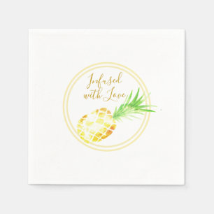 Juicy Golden Pineapple Napkin
