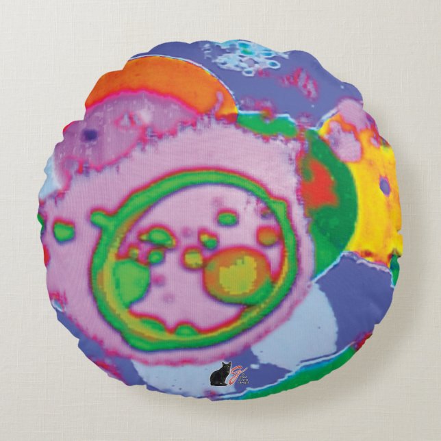 Juicy KC image Round Pillow (Front)