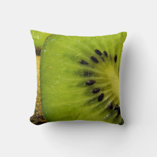 Juicy Kiwi Throw Pillows