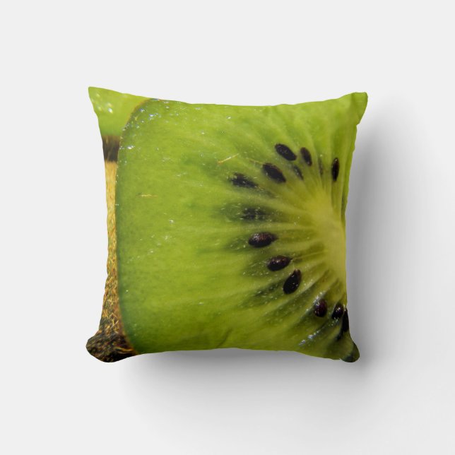 Juicy Kiwi Throw Pillows (Front)