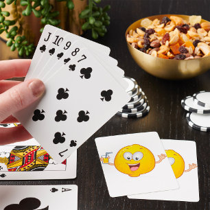 Juicy Lemon Drink Playing Cards