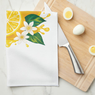 Juicy lemon kitchen towel