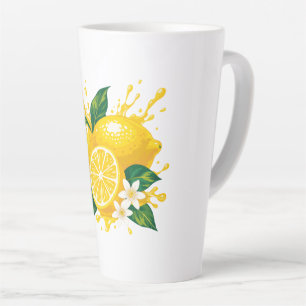 Juicy lemon latte mug