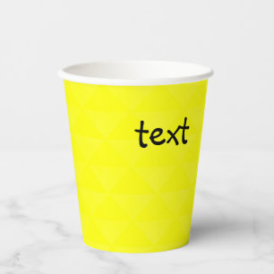 Juicy lemon paper cups