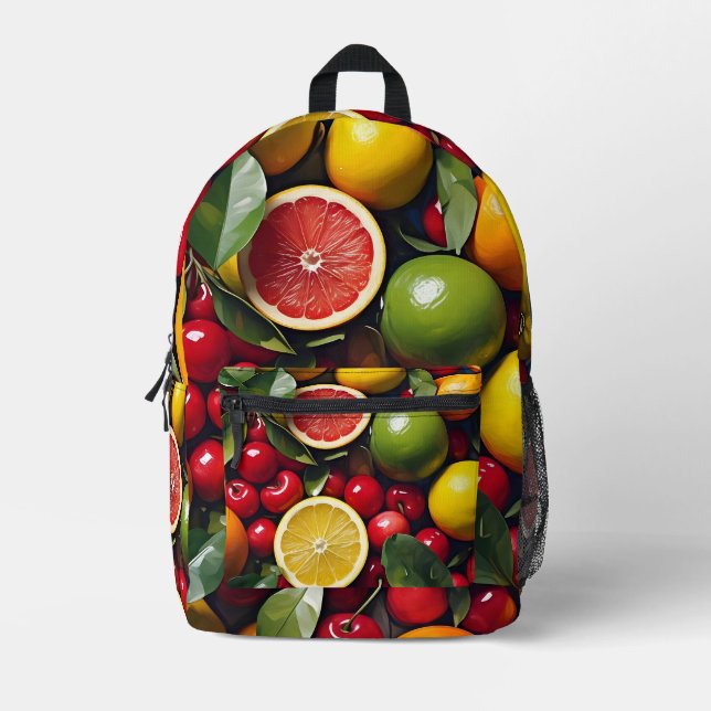 "Juicy Light" Printed Backpack (Front)