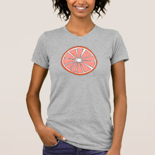 Juicy Orange Zesty Florida Citrus Fruit Slice T-Shirt