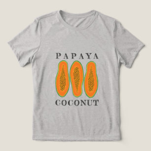 Juicy Papaya Coconut Tri-Blend Shirt