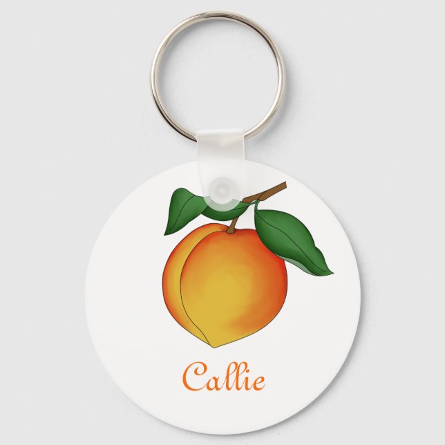 Juicy Peach Keychain (Front)