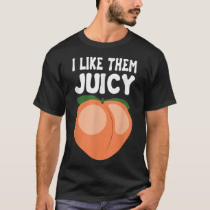 Juicy Peach Nectarines Apricots Fruit Basket Seaso T-Shirt