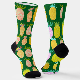 Juicy Pineapple Pattern Socks