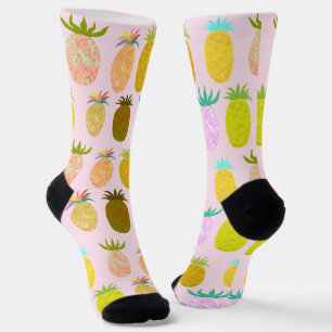 Juicy Pineapple Pattern Socks