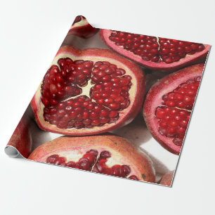 Juicy Pomegranate Fruit Wrapping Paper