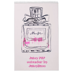 Juicy POP Pop Art watercolour illustration Calendar