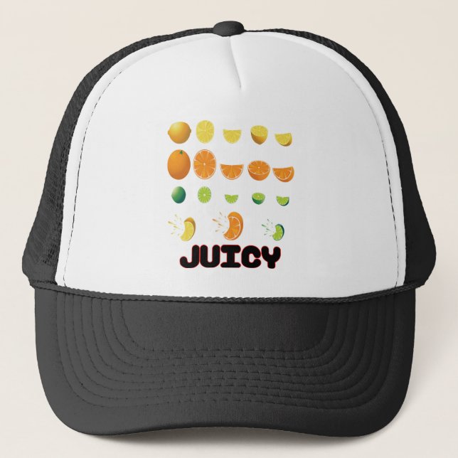 Juicy Red Trucker Hat (Front)