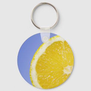 Juicy Slice of Lemon Keychain