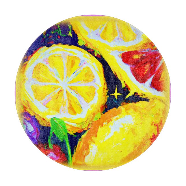 Juicy Stars and Fruity Skies. Buy Now Cutting Board (Front)