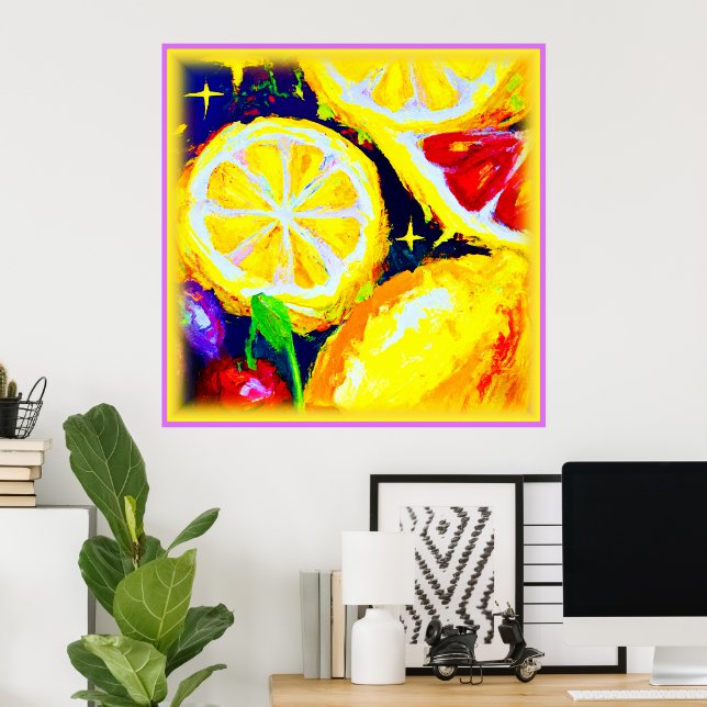 Juicy Stars and Fruity Skies. Buy Now Poster (Home Office)