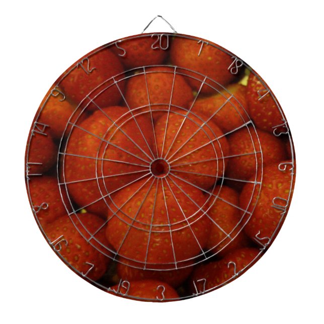 Juicy Strawberries Dart Board (Front)