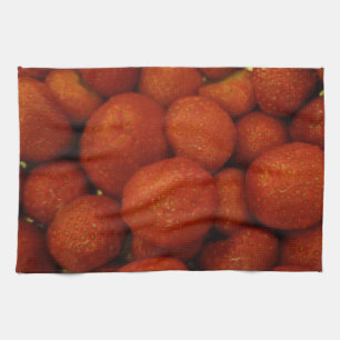 Juicy Strawberries Kitchen Towel