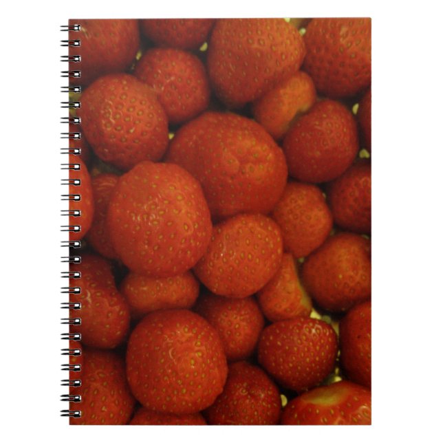 Juicy Strawberries Notebook (Front)