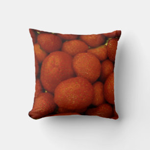 Juicy Strawberries Pillow