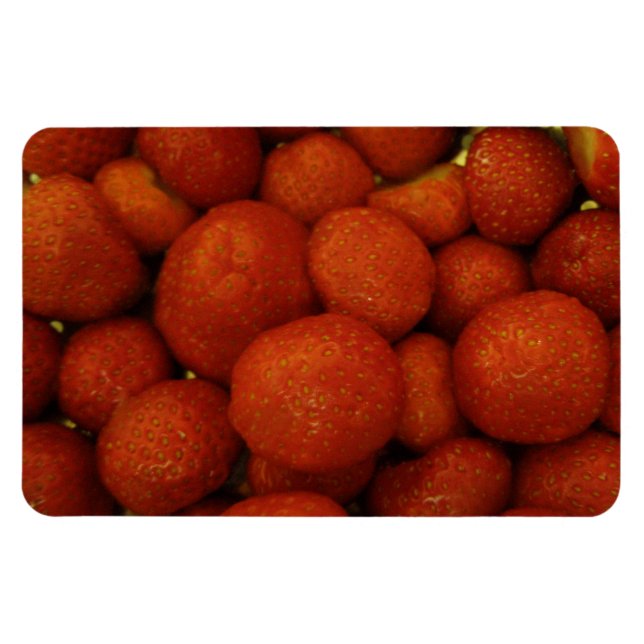 Juicy Strawberries Premium Magnet (Horizontal)