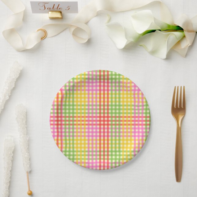 JUICY STRIPE Paper Plates (Wedding)