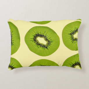 Juicy Tropical Fruits: Vibrant Summer Accent Pillow