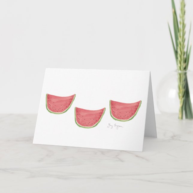 Juicy Watermelon Cards (Front)