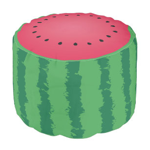 Juicy Watermelon Cute One In A Melon Funny Foodie Pouf