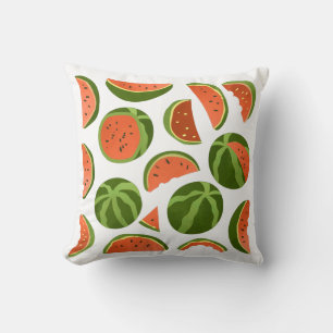 Juicy Watermelon Throw Pillow