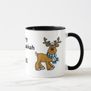Juif et Gentil Reindeer Chrismukkah Mug