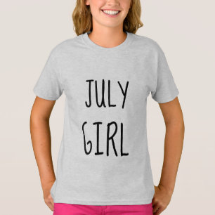 JUILLET ANNIVERSAIRE T-shirts FILLE