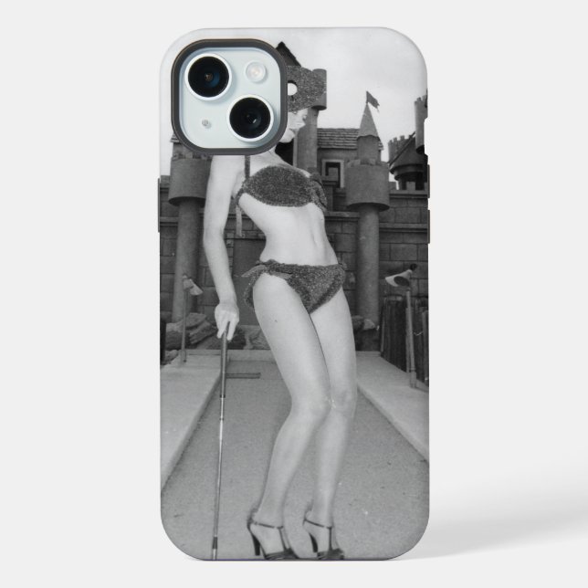 JuJu Rose Miniature Golf iPhone Case (Back)