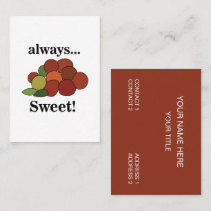 Jujube Fruit  Business Card