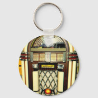 Juke-box Image key-chain