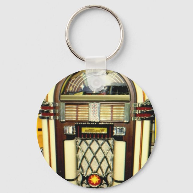 Juke-box Image key-chain Keychain (Front)