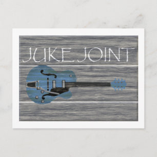 Juke Joint Retro Sign Postcard