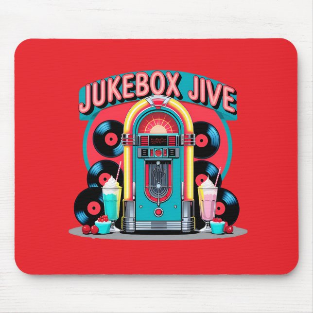 Jukebox Jive Mouse Pad (Front)