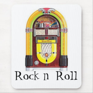 jukebox, Rock n  Roll Mouse Pad