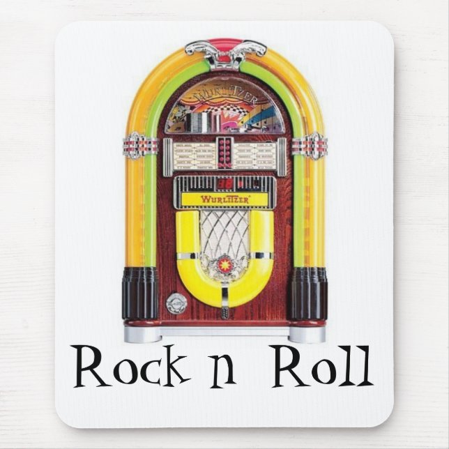 jukebox, Rock n  Roll Mouse Pad (Front)