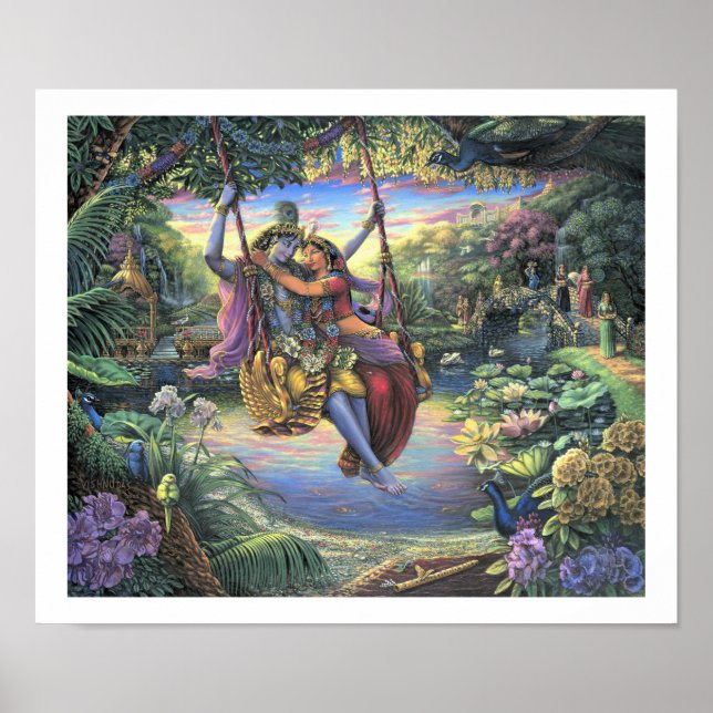 Julan Leela- The Swing Pastime -Print Poster (Front)